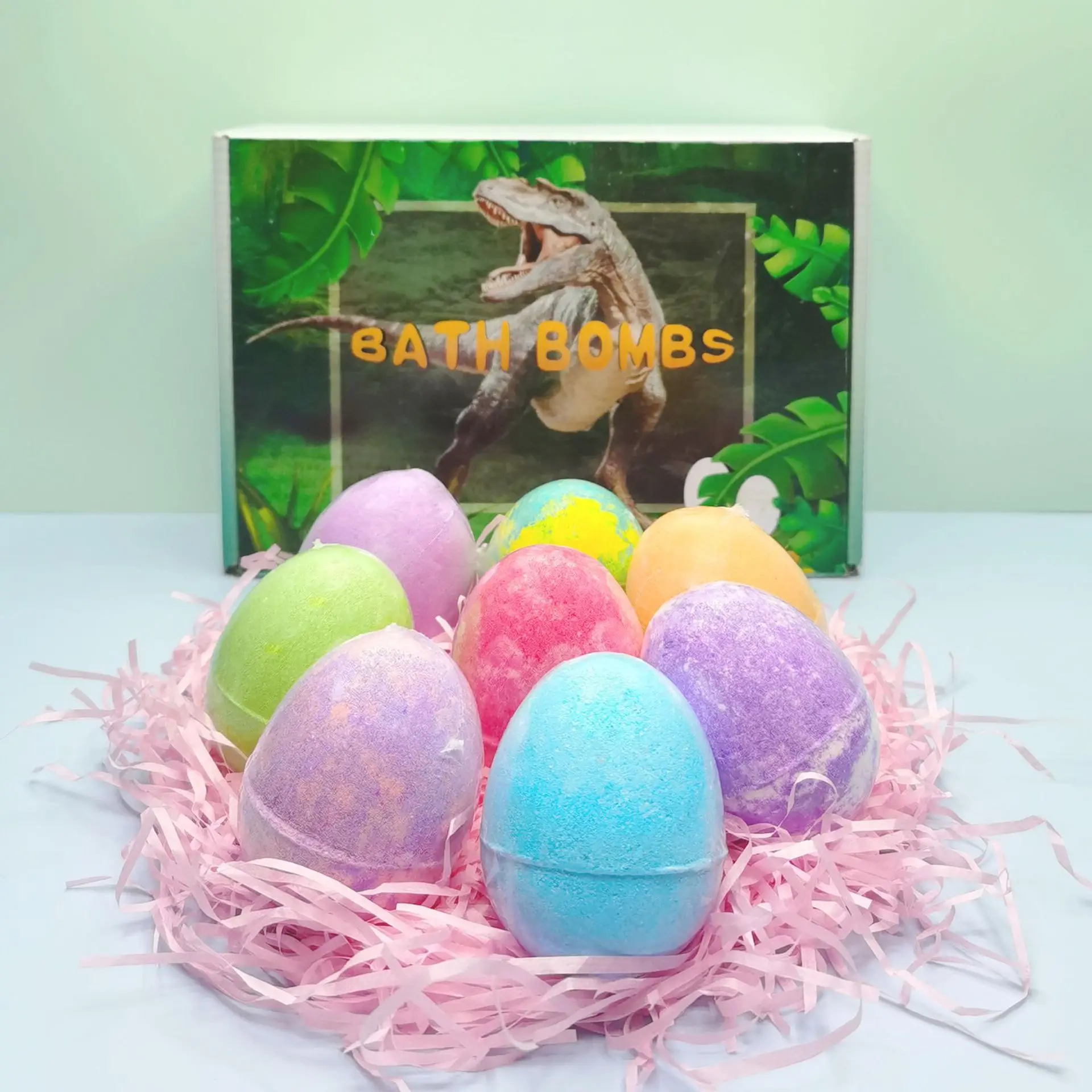 Moisturizing Bath Salt Ball Dinosaur Egg Bath Fizz Balls