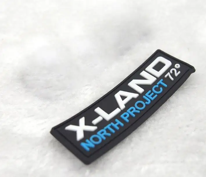 custom silicone label clothes labels with embossed logo fashion custom pvc rubber shoe Label