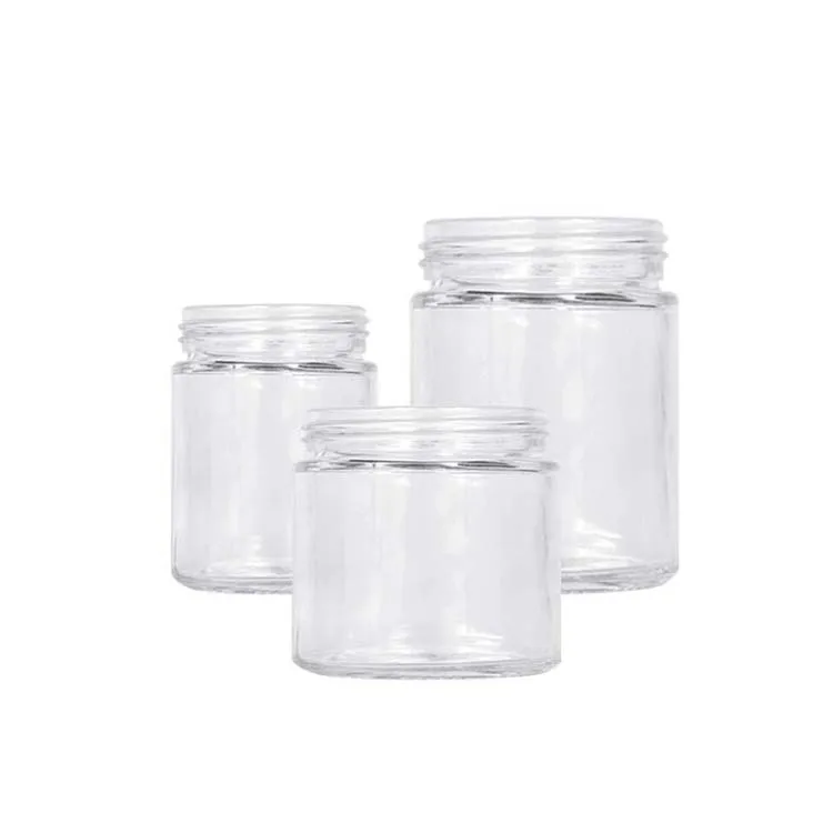 
Custom wholesale different sizes 200ml 230ml 250 ml 300ml 500ml chap empty baby food storage glass jars 