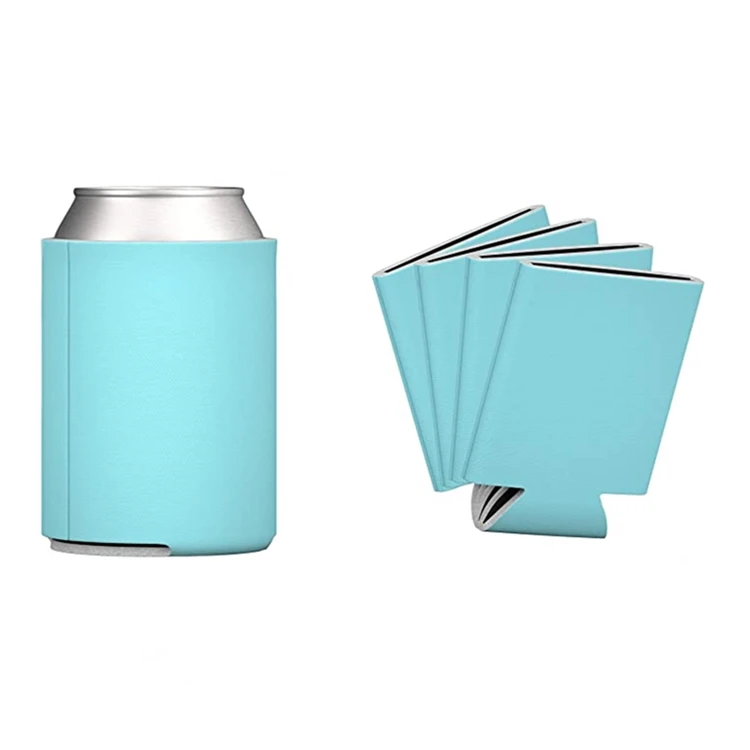 Custom personalized design stubby can holder neoprene can cooler with bottom cup sleeve neoprene
