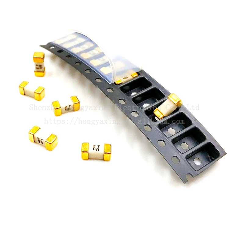 PCB Panel Mounted Chip Fuse 0452004.MRL 6125/2410/1808 Slow Dissolving Subminiature Surface Mount Fuse LF T4A125V Littelfuse