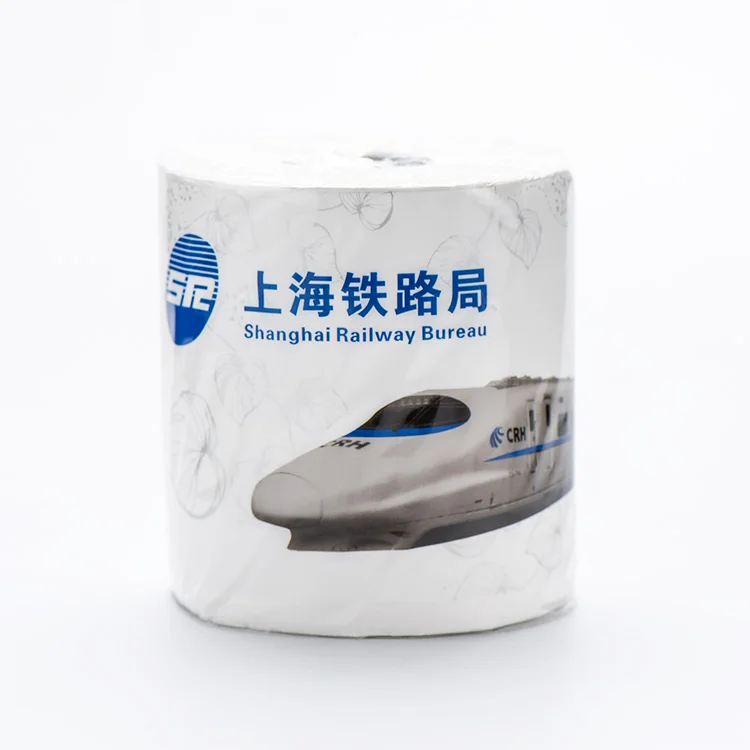 Mixed Pulp White Tissue Roll Natural Paper Napkin 2 Ply Embossing Toilet Paper