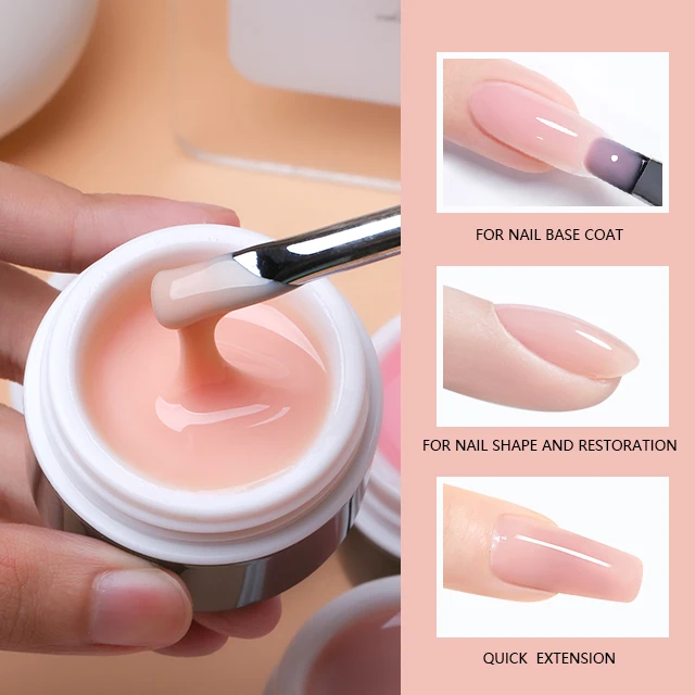 3-IN-1 builder base Gel yidingcheng gel polish oem odm private label uv hard free sample