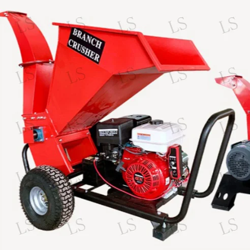 Branch crushing Mobile diesel high-power pulverizer Branch less than 10cm Electric diesel branch crusher