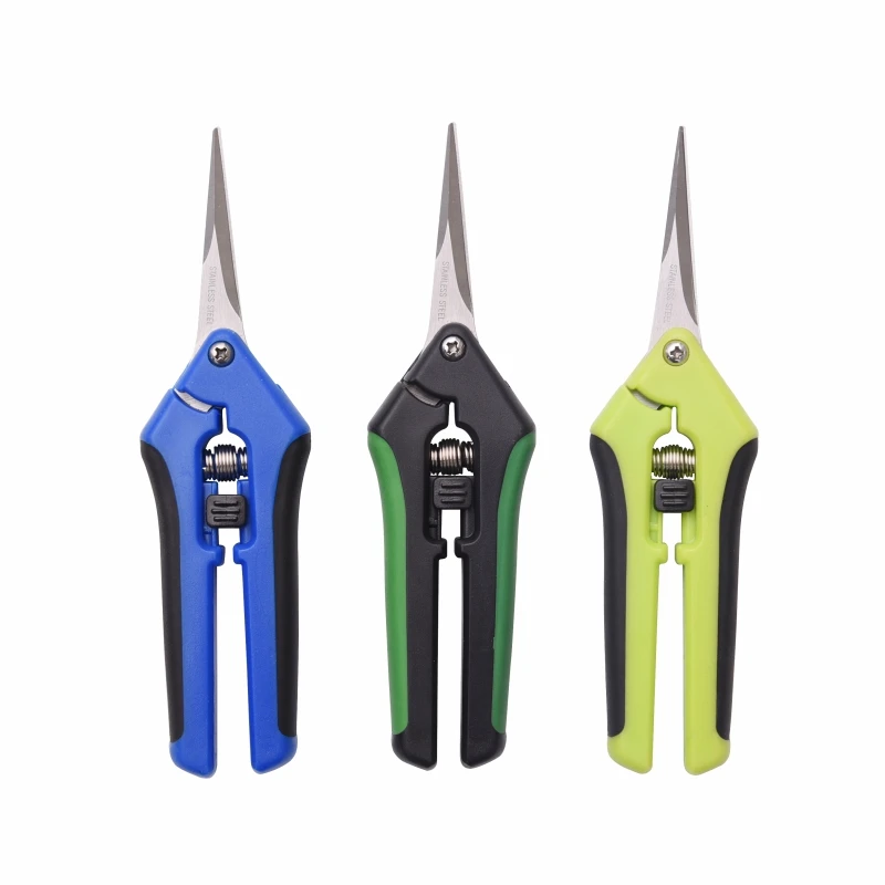 Wholesale Garden Cutting Tool Straight Stainless Steel Blades Hand Garden  Pruner Scissors Trimmer Shear