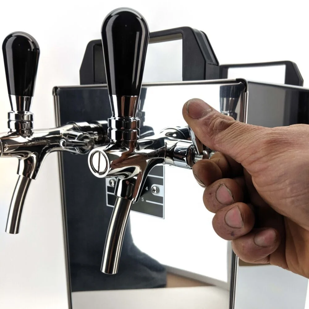 Automatic Bar homebrew Equipment stainless steel adjustable flow control PVD Beer tap Faucet For Beer Dispenser