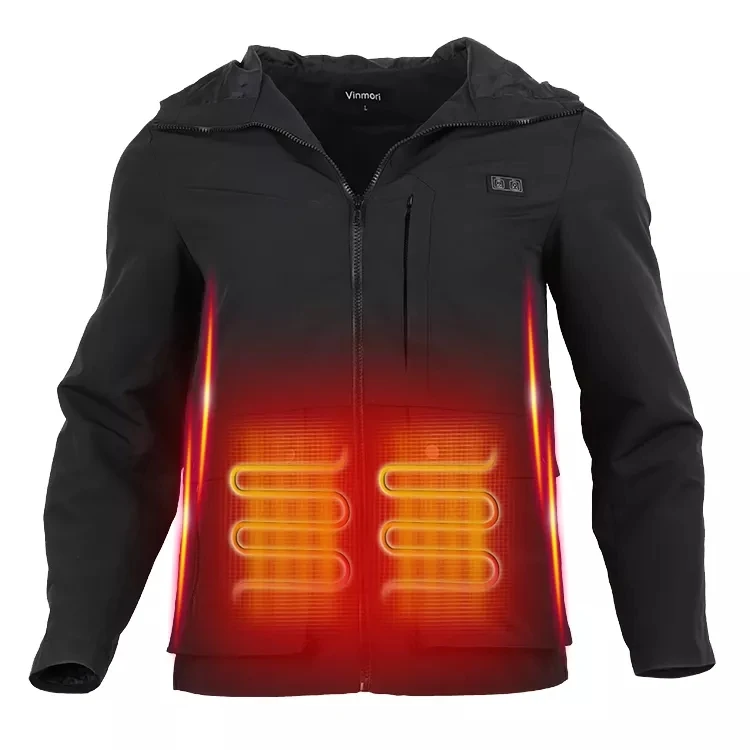 Top Selling Thick Winter Thermal Heated Cloth Ski Safety Heated Jacket Mens