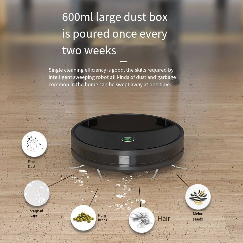 Home sweeper automatic glass panel mobile phone sweep suction mop intelligent wifi sweeping Robot