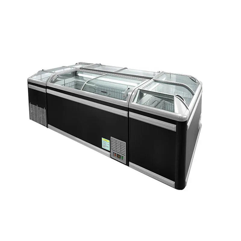 Hot sales Island Freezer Chest Freezer Supermarket Ice Cream Chest factory price