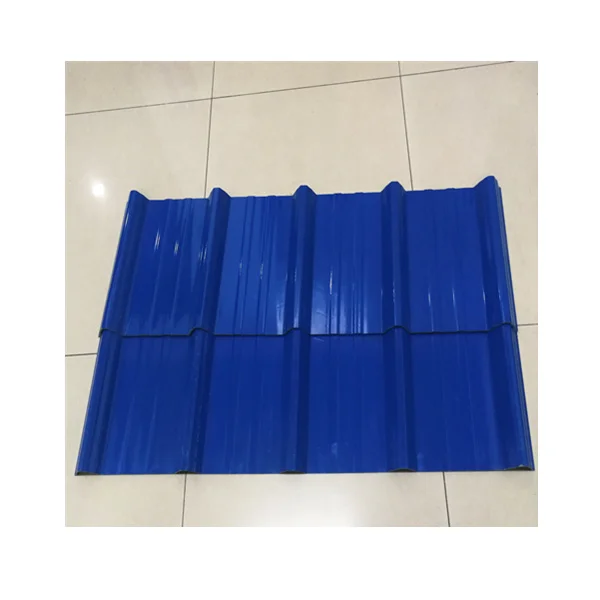 Blue 3MMTrapezoidal Industrial upvc corrugated roofing sheets With ASA Resin High Weather Ability Rustfree