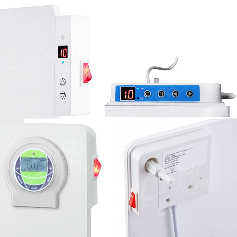 Customized pictures Remote thermostat convection  425W electric LED Ultrathin Slim Flat Paintable inertia ceramic panel Heater