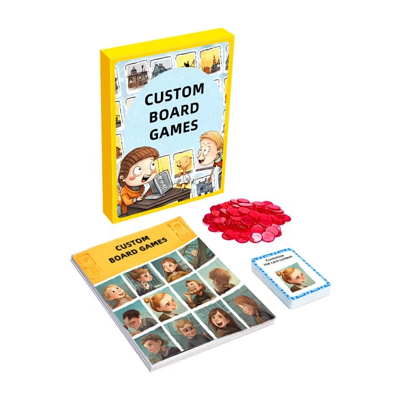 SFT Custom board game cards High quality printed game cards for kids