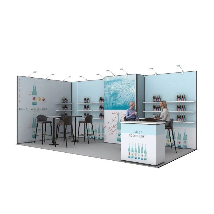 Оптовая продажа 10x20 портативных алюминиевых модульных выставочных стендов для рекламы