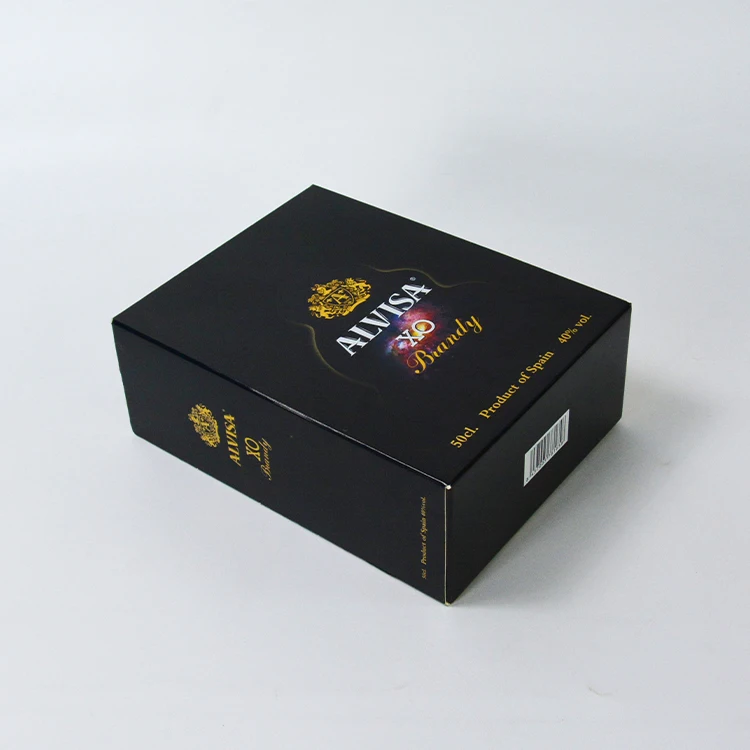 packaging boxes custom logo whisky or brandy or any other spirits prime branded packing cardboard box prime branded packing