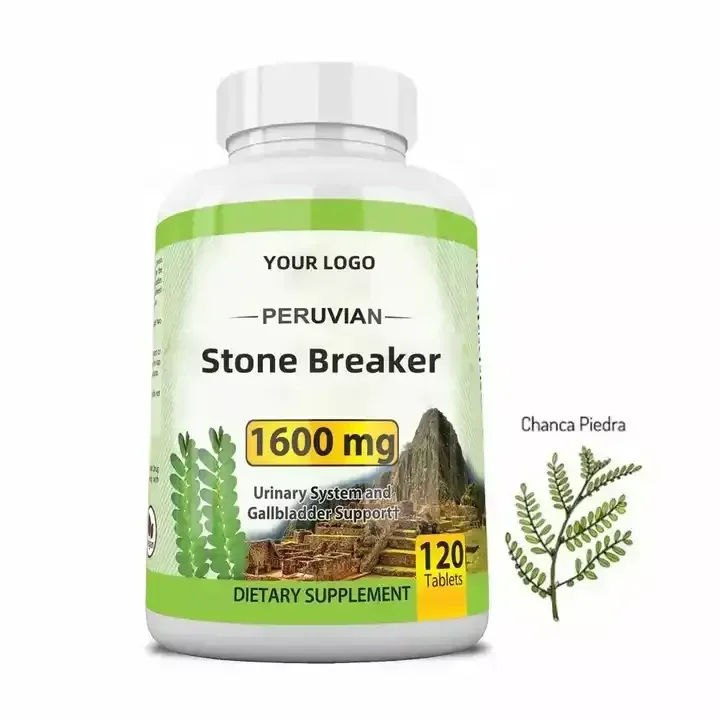 Peruvian Stone Breaker Chanca Piedra Leaves Extract Capsules  Kidney Stone Crusher Detox Cleanse Gallbladder Support Pills