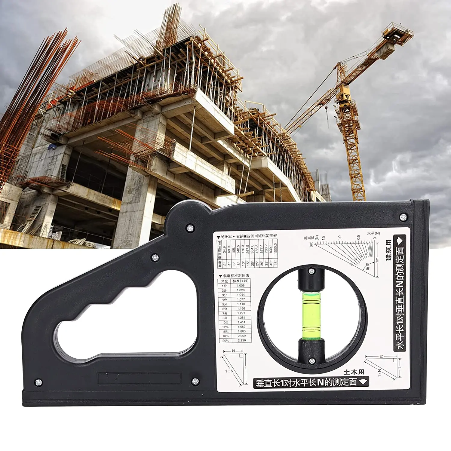Hand Tool Multi-function Magnetic Horizontal Angle Slope Ruler Measuring Instrument
