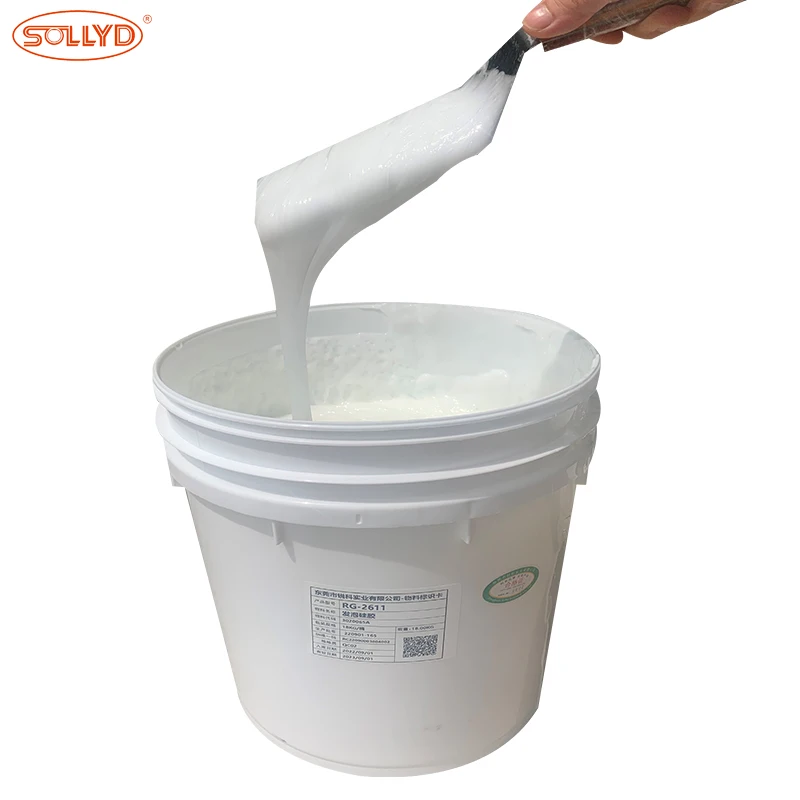 SOLLYD RG-2611 Textile 3D three-dimensional Excellent washing Skin-feel  puff screen printing silicone ink
