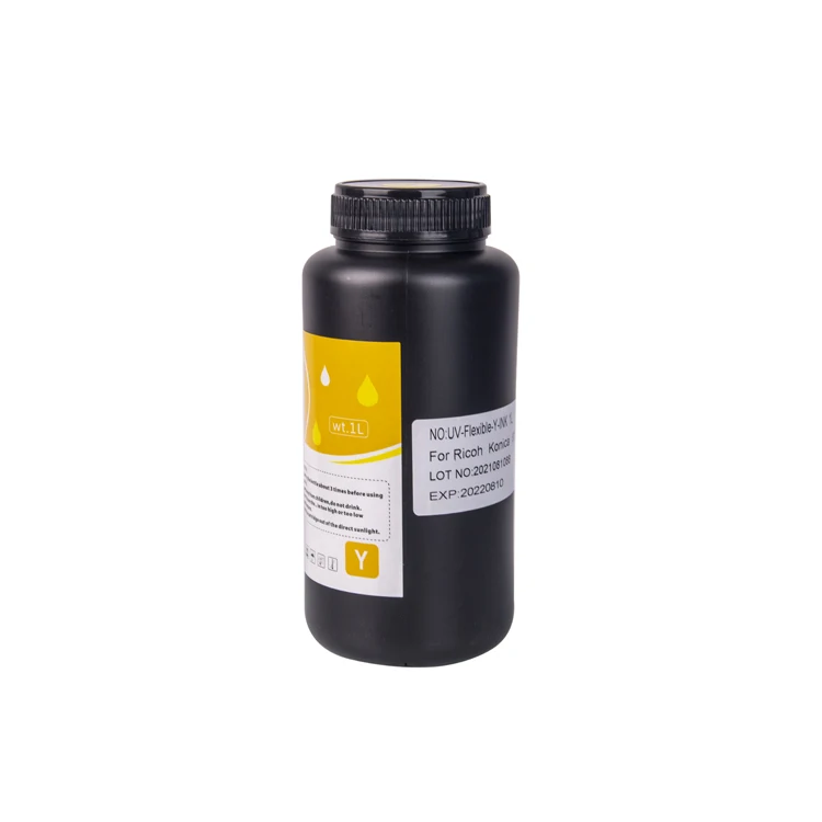 Good quality UV led ink for Epson dx5/epson dx7 printer head use for ceramic/glass/leather