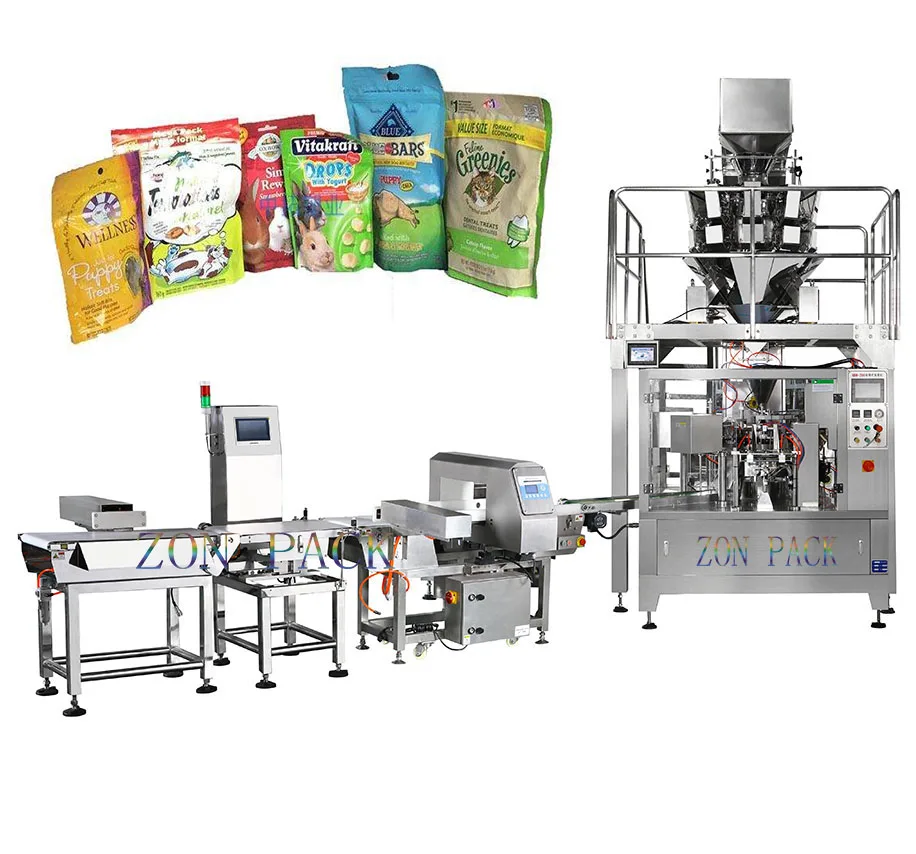 Chinese automatic pouch stand up pouch snacks filling machine doypack