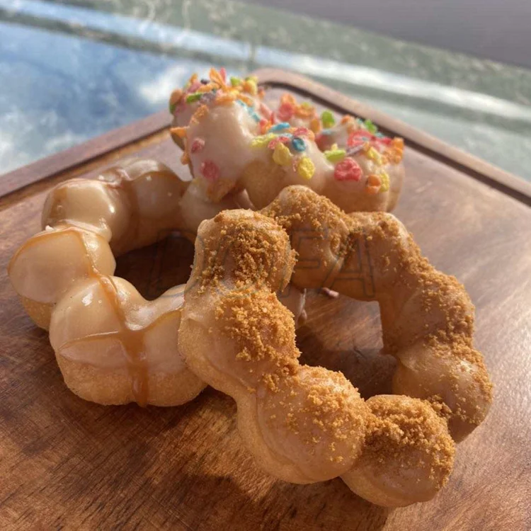 Turkish Donut Lokma ball shape pon de ring donut maker machine