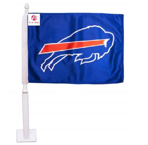 New Red Colour Buffalo Bills Car Flag