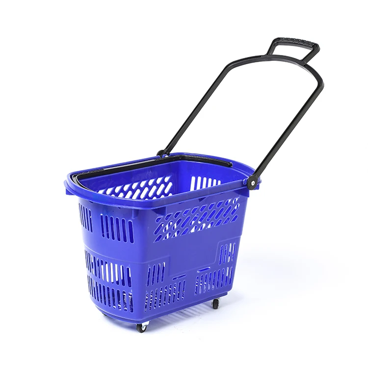 2 Handles Retail Shopping Baskets Carrito De Compra Baskets for Supermarket