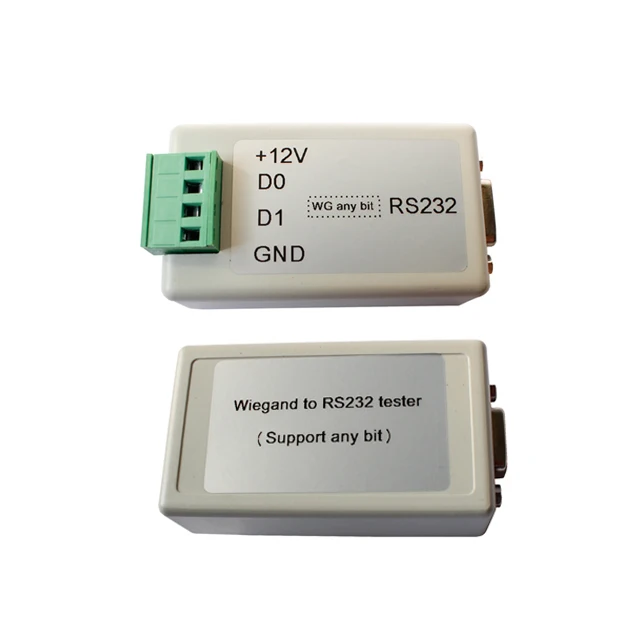 Тестовый инструмент Wiegand на RS232, который может проверять любой (все) форматов выхода wiegand reader для контроля доступа