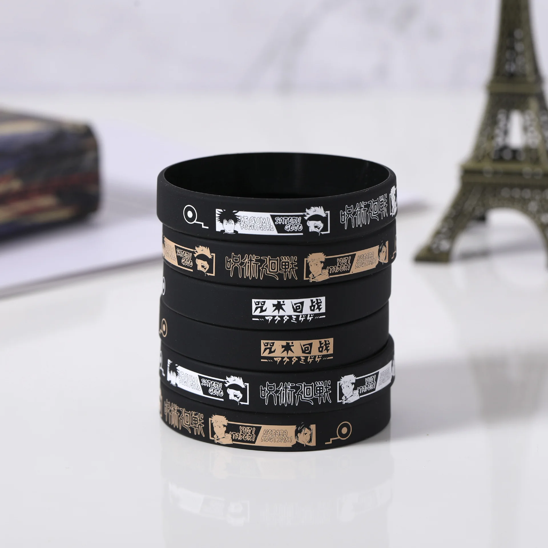 Hot Selling Anime Bracelet Jujutsu Kaisen Peripheral Silicone Bracelet