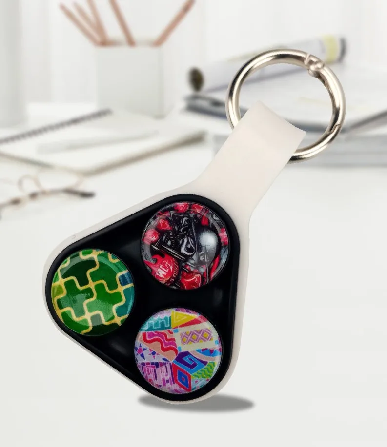 2023 New Model Socket Squeeze Fidget Toys Set Stress Relief Sensory Popping Silicone Colorful Keychain Kids Adults