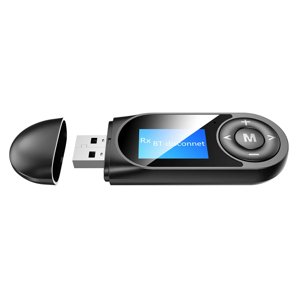 2023 HG 2 in 1 Portable Visualization 2 in 1 Bluetooth receiver and transmitter Wireless Bluetooth Adapter for wired speaker