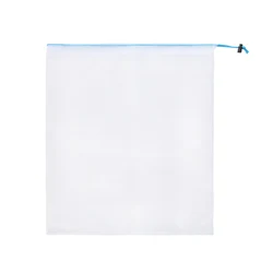 Reusable Drawstring Mesh Bags Lightweight Washable Transparent Storage Bag For Fruit And Toy