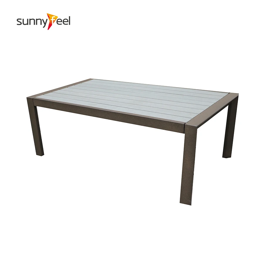 Современная быстрая доставка, садовый металлический диван с порошковым покрытием, алюминий, 4 шт., набор садовой уличной мебели, стулья, алюминий, для улицы