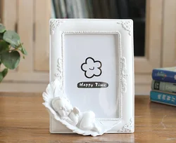 6 inch sleeping angel resin photo frame creative photo frame pendulum table painted home accessories ornaments wholesale