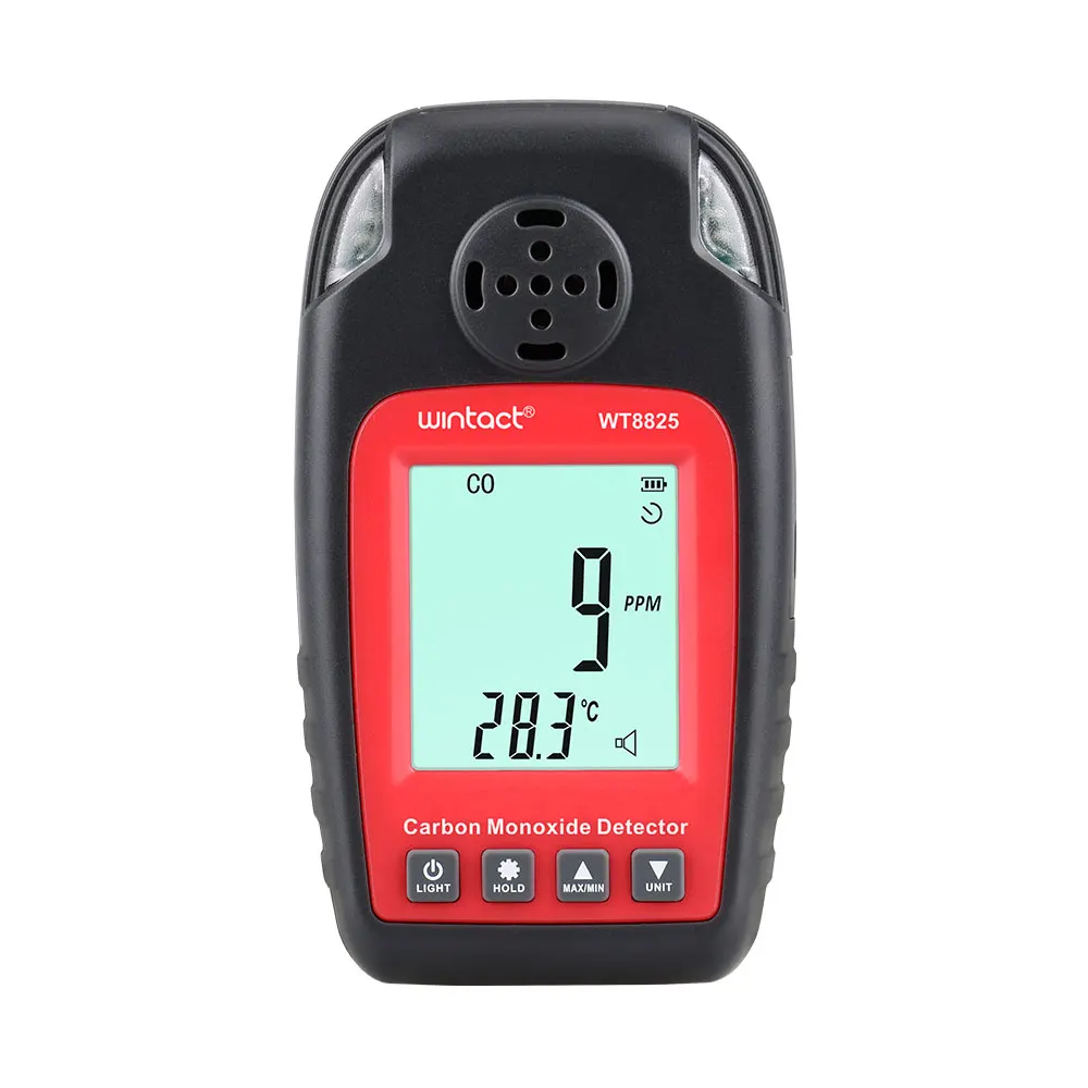WT8825 Gas Analyzer Combustible Handheld Carbon Monoxide Meter Portable Co Gas Leak Detector Gas Monitor Tester