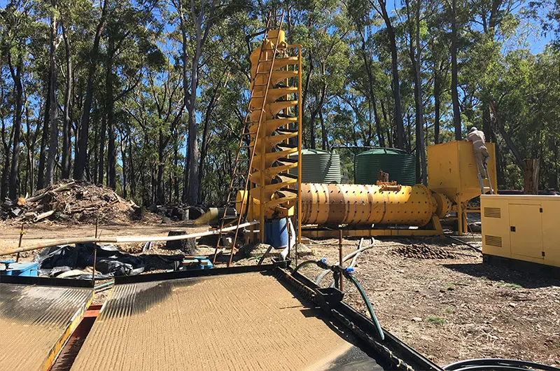 10 Tph Rock Gold Plant Complete Production Gravity Separation Processing Line