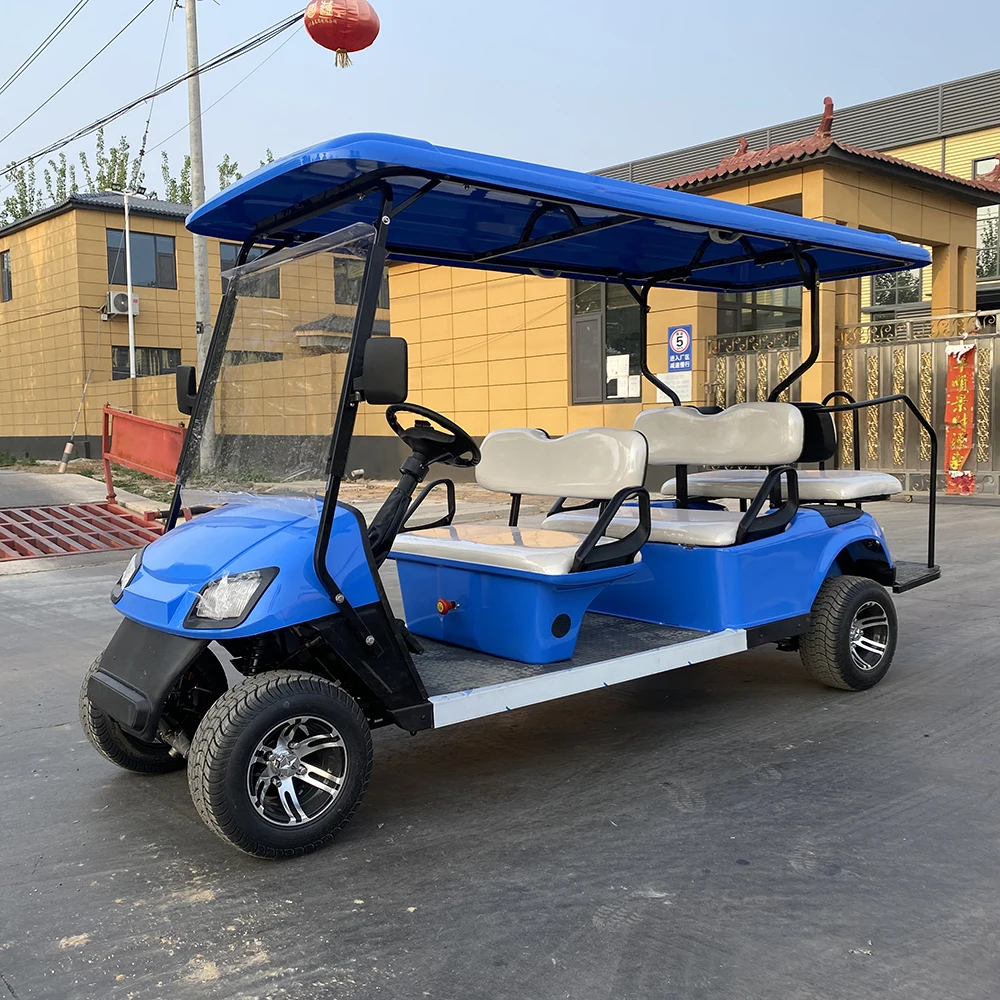 6-Seater 4-Wheel Drive Golf Cart with High Power Lithium Battery Strong & Durable Golf Cart