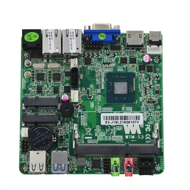 J4125 J1900 процессор 1 HDM 6 USB 4 LAN промышленное управление mini itx