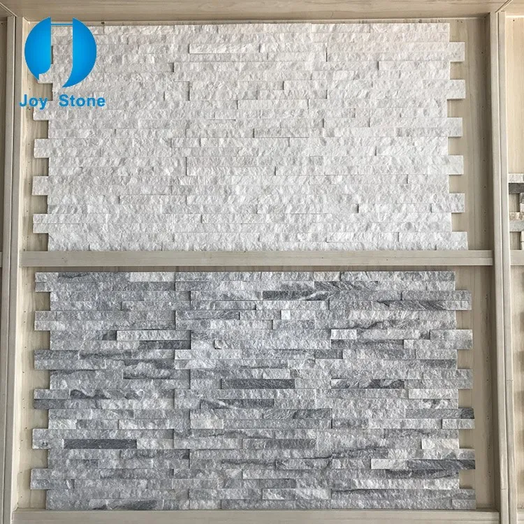 Split Surface Finish Silver Grey Small Stone Veneer