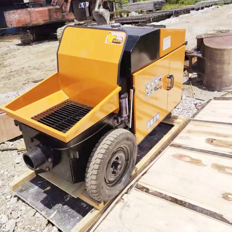 Electric powered concrete pump engine driven construction concrete pump motorized concrete pump
