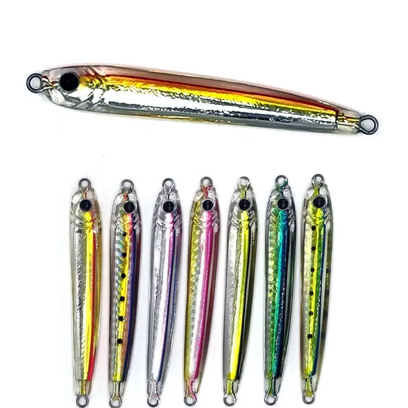 Sinking Slow Pitch Jig Lure Metal Lead Casting Jig Lures Deep Sea Iron Fishing Lure