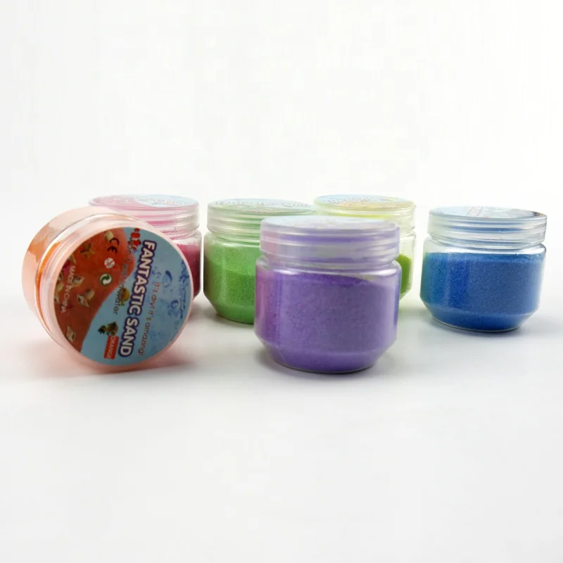 Directly Factory Price Sensory Magic Play Sand Children Toy Space Sand Bottled