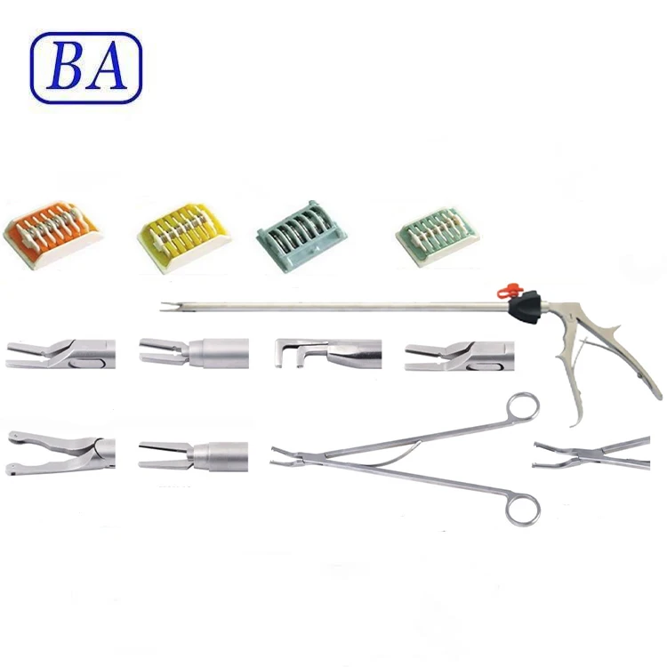 Surgical laparoscopic instruments clip applicator
