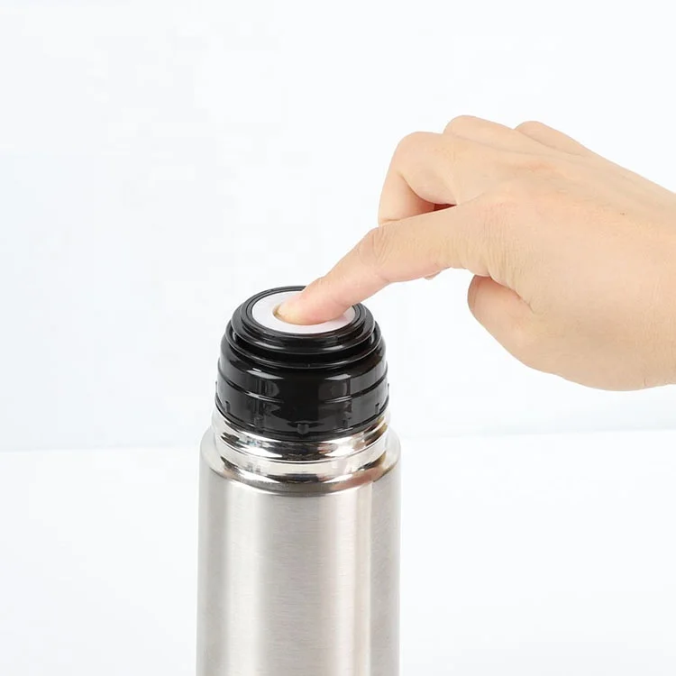 Customized Insulated Stainless Steel Water Bottle Thermos 1 Litre Stainless Steel Flask