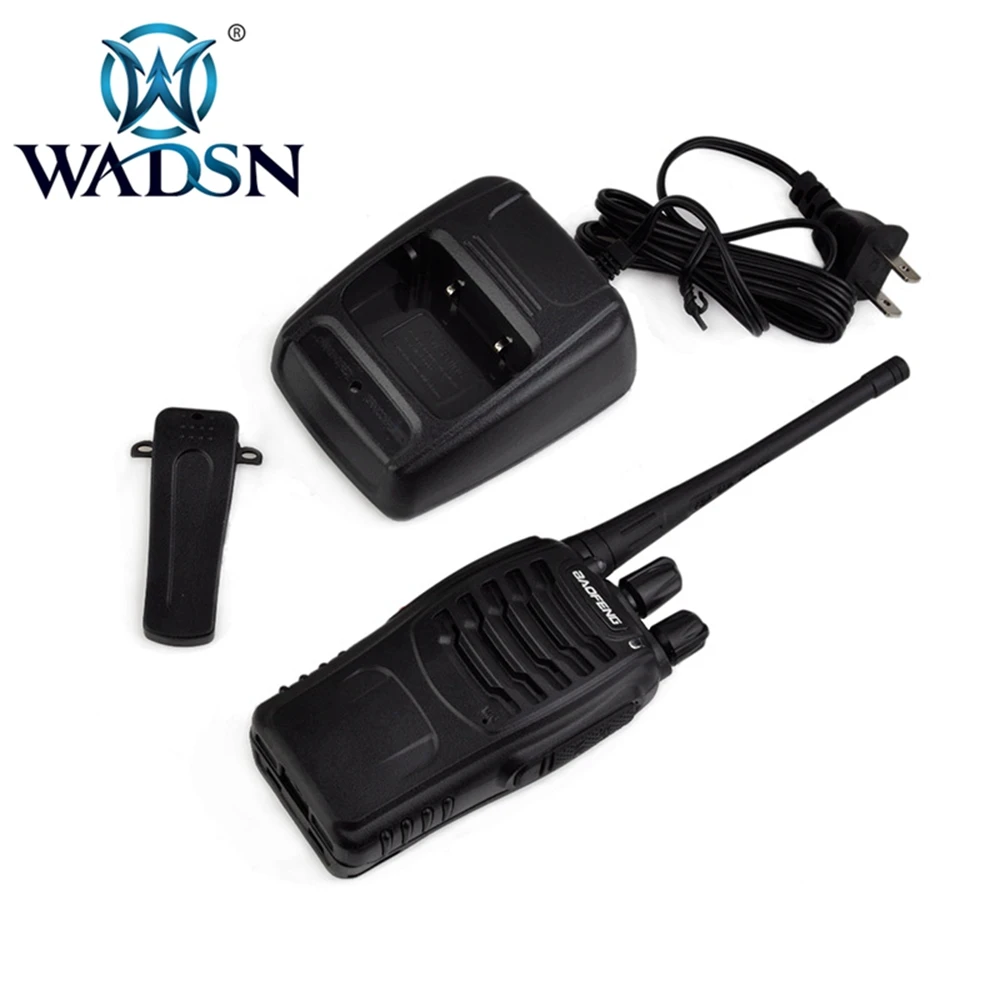  Airsoft тактическая рация BAOFENG888S охотничье радио WZ005 номинальная мощность аккумулятора 1500