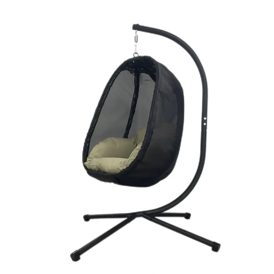 DAIJIA Comfortable Pet House Cat Dog Rattan Relaxing Hanging Swing Chair