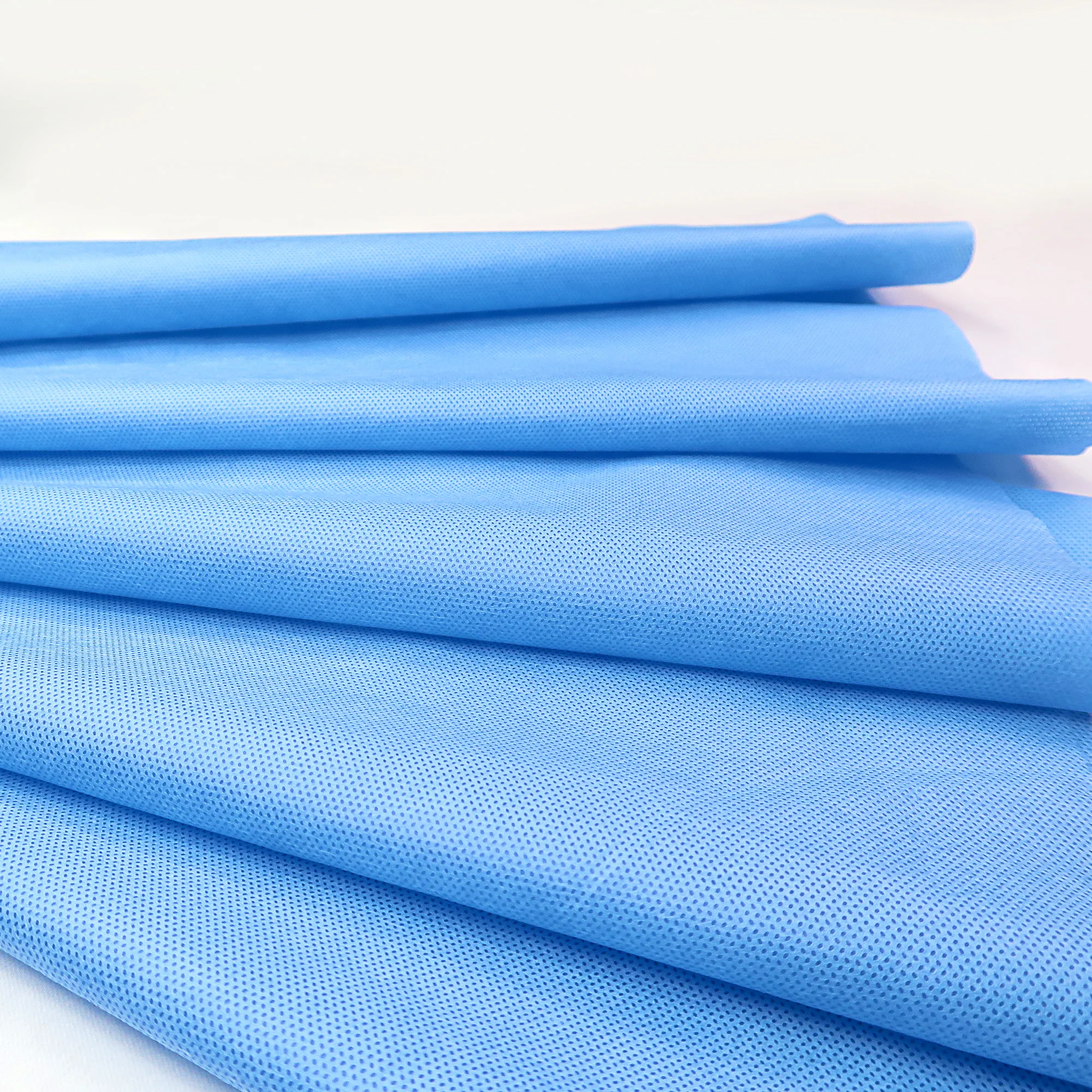 
Colored Cheap Non woven Polyethylene SMS Fabric For Sale 