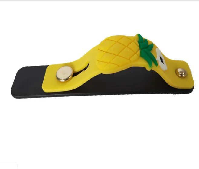 Cartoon TPU Wrist Band Finger Ring Grip Mobile Phone Holder Stand Push Pull Hand Band Universal Phone Bracelet Holder For iPhone