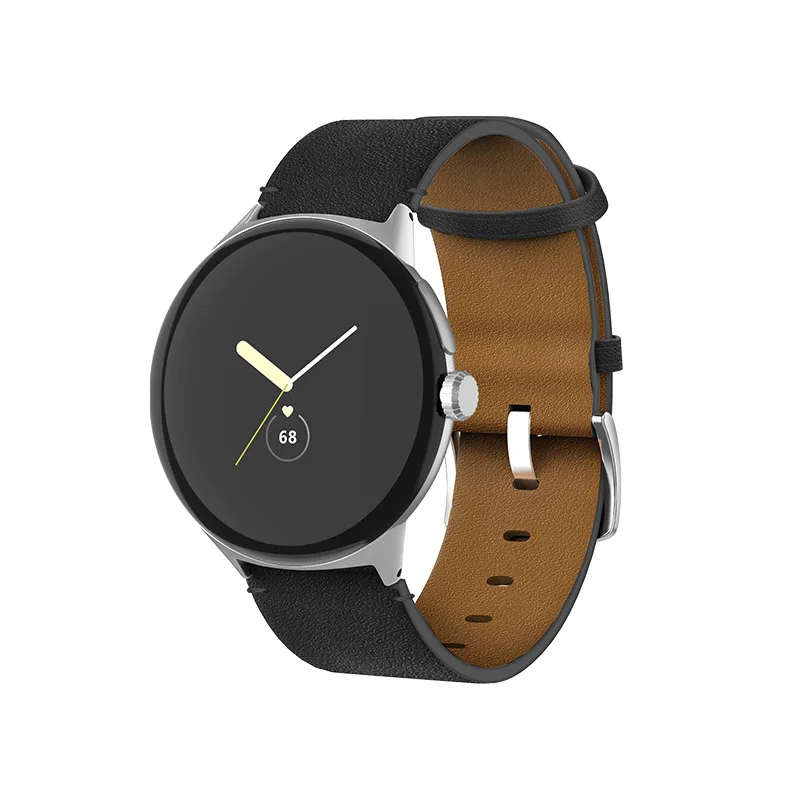 Replacement First Layer Genuine Leather Watch Strap for Google Pixel Watch