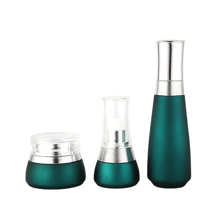 2022 New Hot Sale High Quality Water Lotion Packaging Bottle Set 100ml 120ml Lotion Glass Bottle