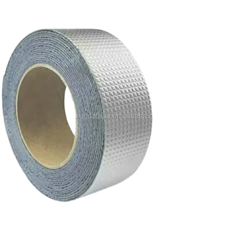 Самоклеящаяся алюминиевая фольга Бутилкаучуковая водонепроницаемая лента гидроизоляционный лист для крыши